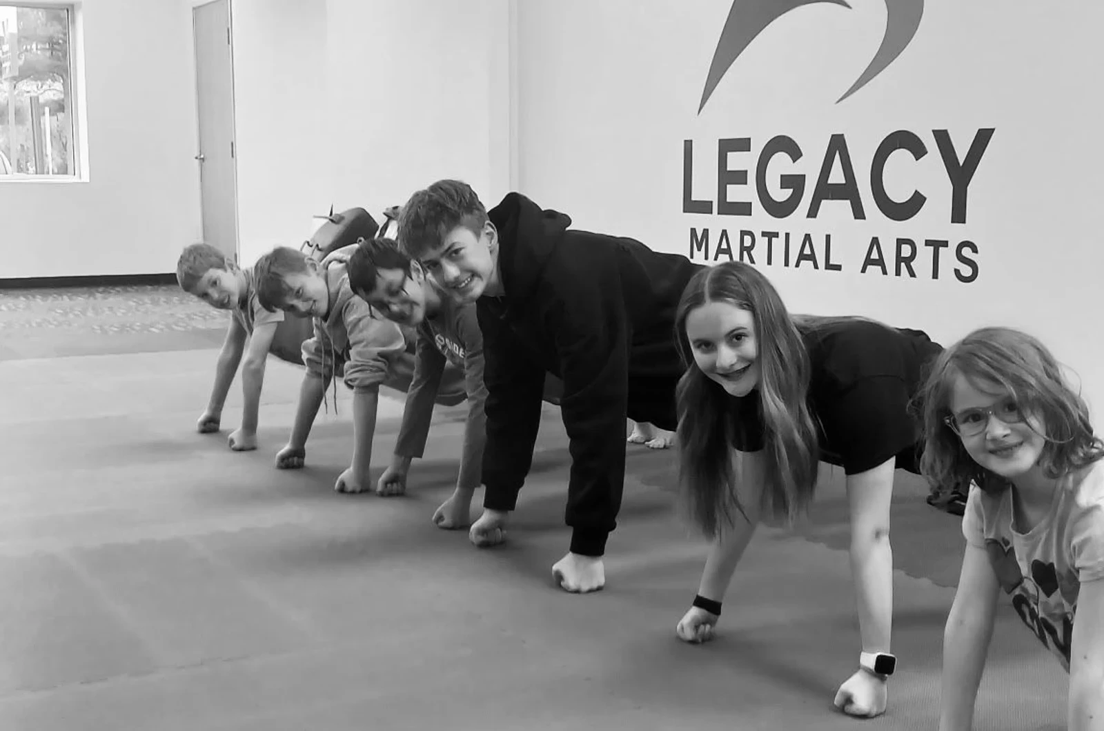 Kids getting fit and active through martial arts