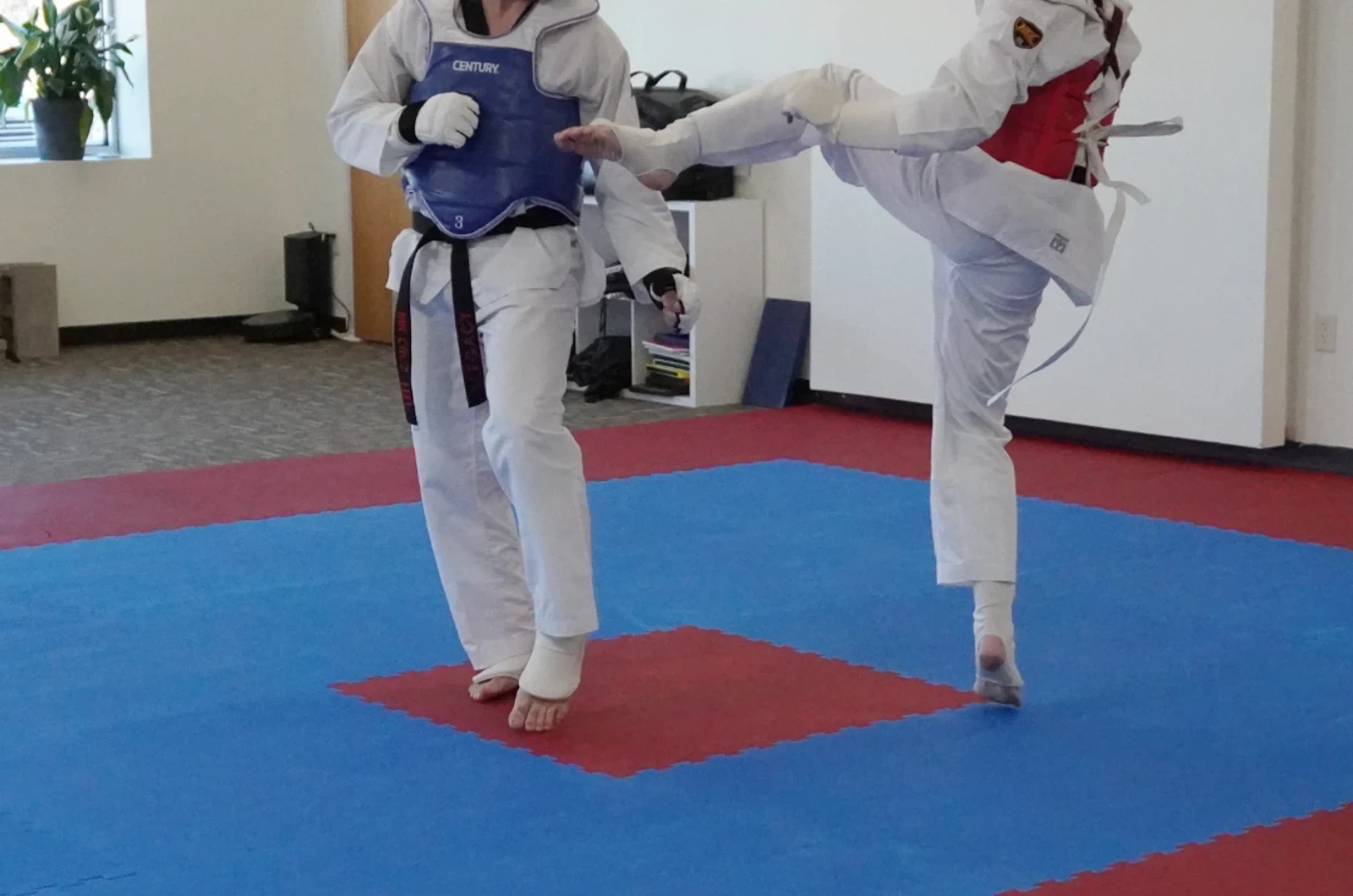 Taekwondo class at Legacy Martial Arts