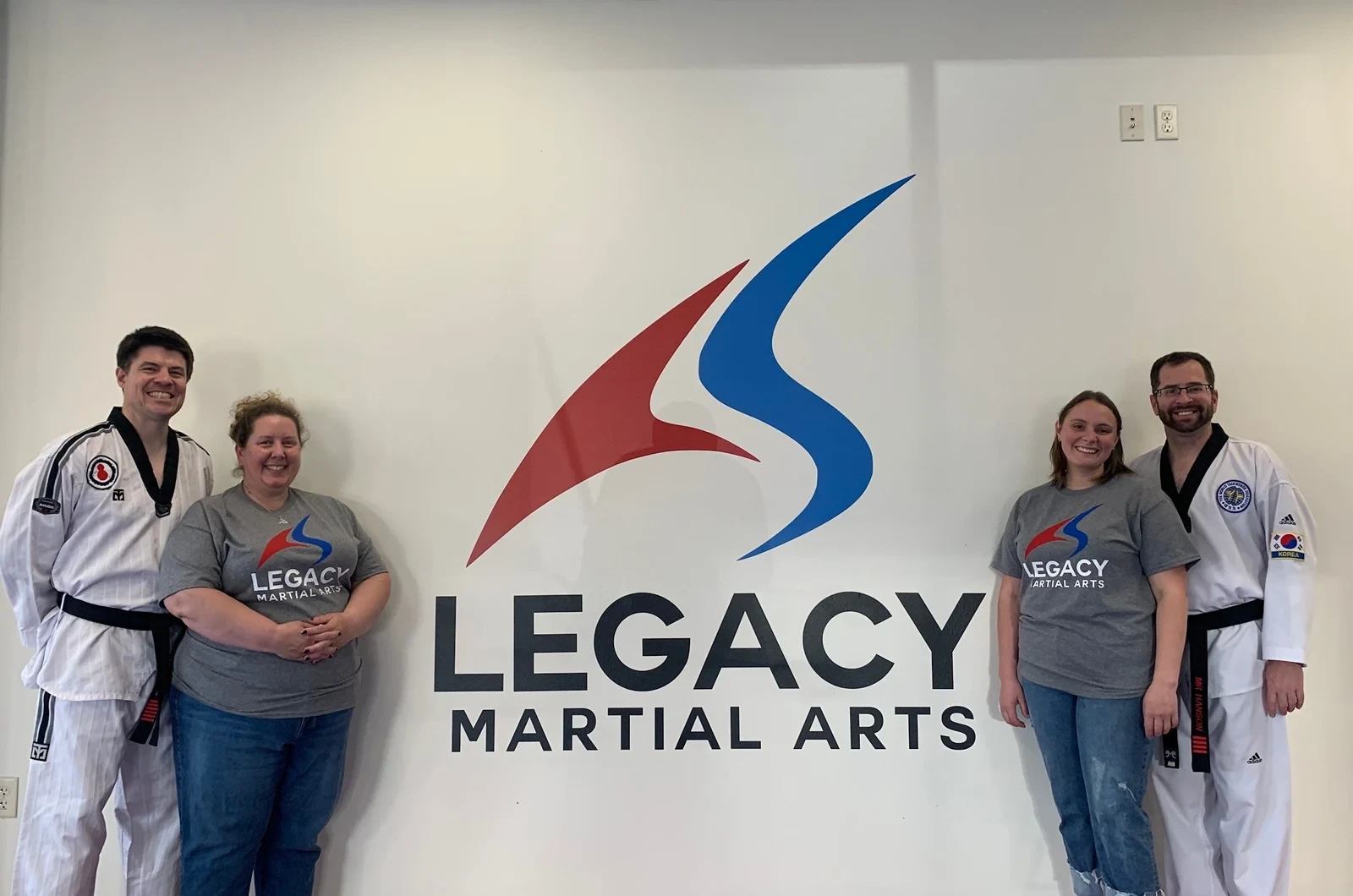 Taekwondo self-defense training at Legacy Martial Arts