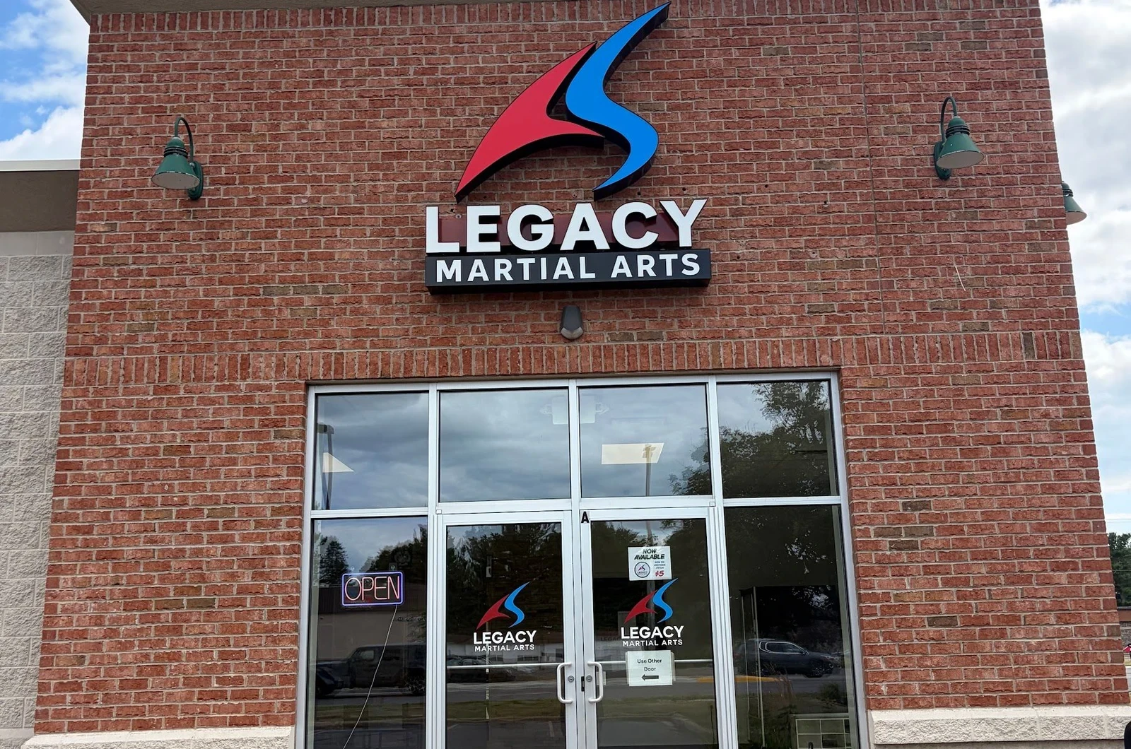 Taekwondo training at Legacy Martial Arts